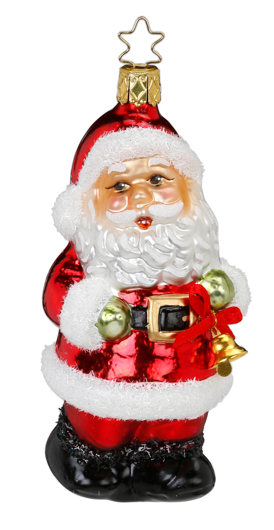 Weihnachtsbaumanhänger Motiv Fröhliche Weihnachten! Glas  von Inge Glas