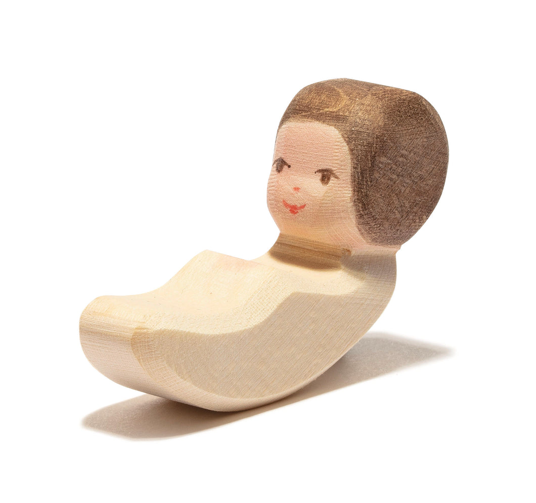 Kind für Wiege Holzspielfigur von Ostheimer