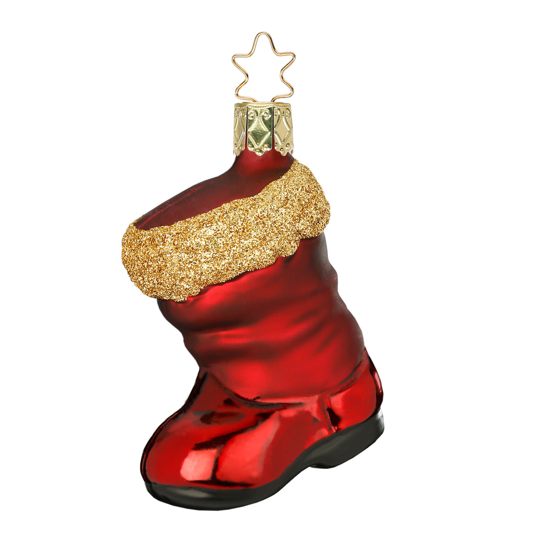 Weihnachtsbaumanhänger Motiv Stiefel von Inge Glas