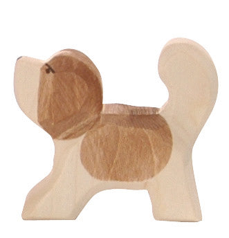 Bernhardiner klein Kopf hoch Holzspielfigur von Ostheimer