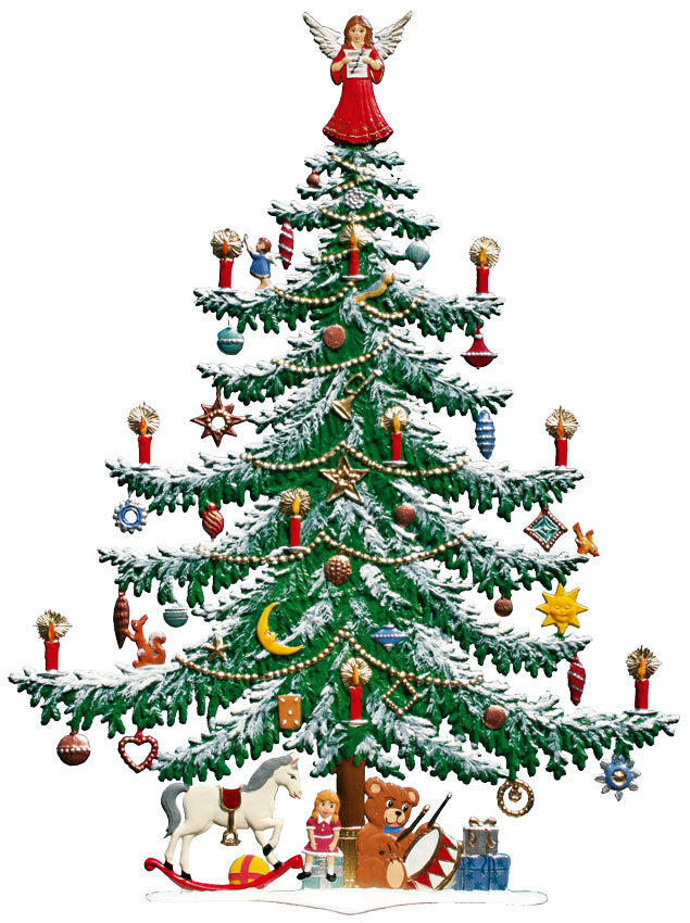 Großer Weihnachtsbaum Zinnfigur von Wilhelm Schweizer