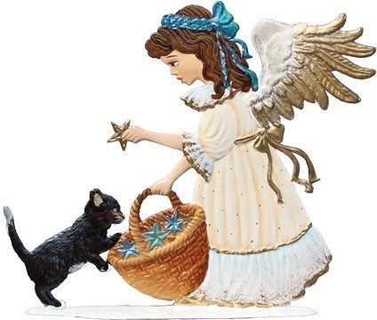 Jahresengel 2012 kleine Miau Zinnfigur von Wilhelm Schweizer