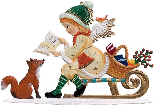 Engel 2018 Wald-Lesung Zinnfigur von Wilhelm Schweizer