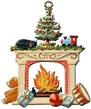 Am Kamin Zinnfigur von Wilhelm Schweizer