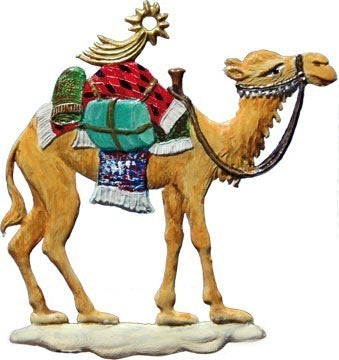 Kamel mit Geschenken Zinnfigur von Wilhelm Schweizer