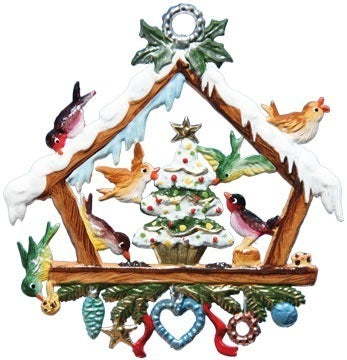 Vogelhäuschen Zinnfigur von Wilhelm Schweizer