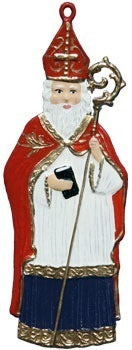 St. Nikolaus Zinnfigur von Wilhelm Schweizer