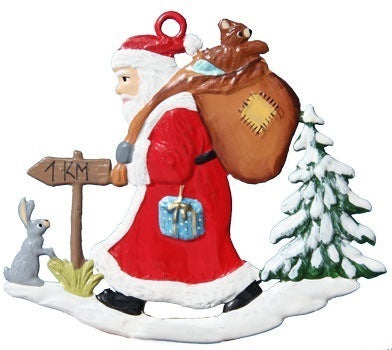 Nikolaus im Wald Zinnfigur von Wilhelm Schweizer