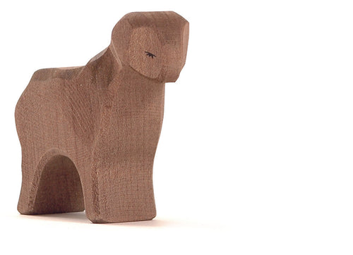 Schaf braun stehend Holzspielfigur von Ostheimer