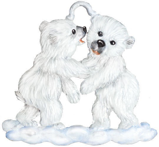 Eisbären Kinder Zinnfigur von Wilhelm Schweizer