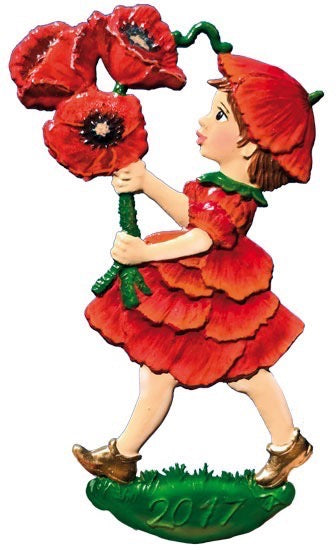 Mohnkind Hänger Zinnfigur von Wilhelm Schweizer