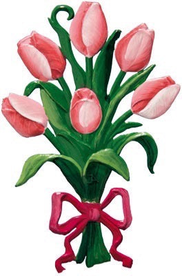 Tulpenstrauß Zinnfigur von Wilhelm Schweizer