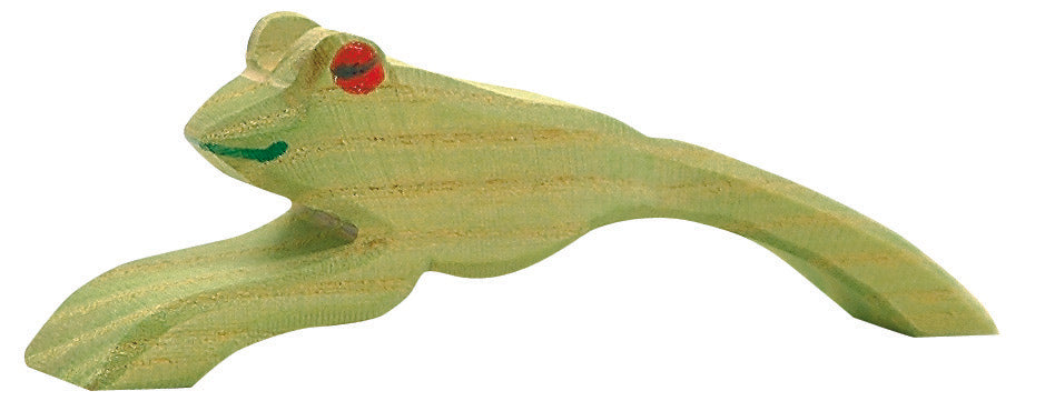 Frosch springend Holzspielfigur von Ostheimer