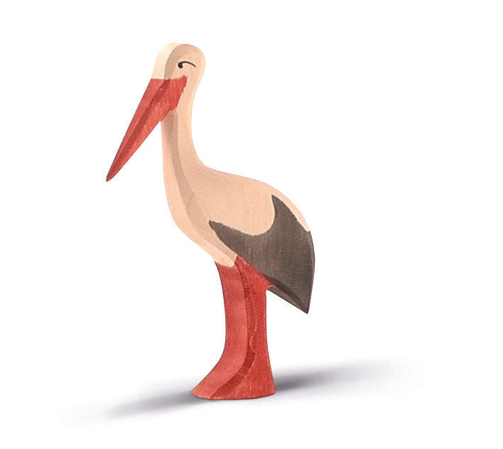 Storch Holzspielfigur von Ostheimer