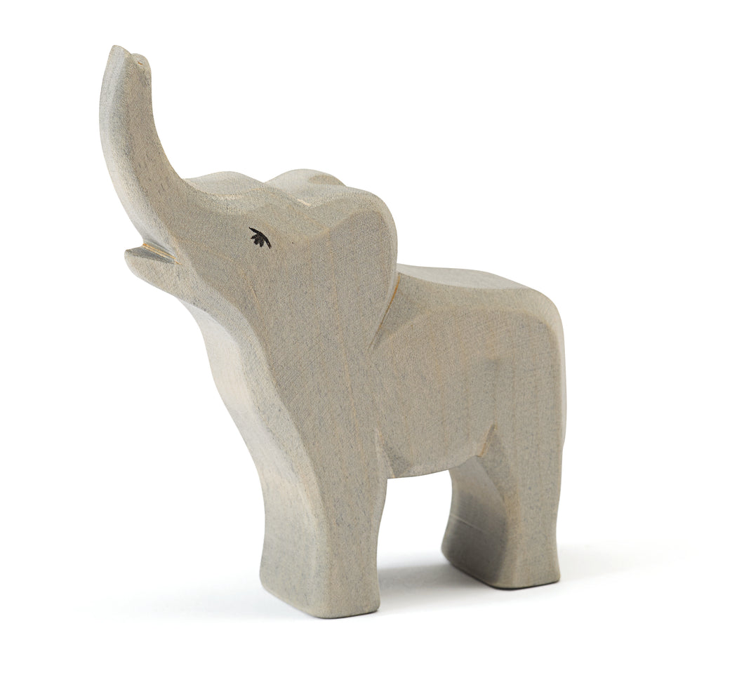 Elefant klein trompetend Holzspielfigur von Ostheimer
