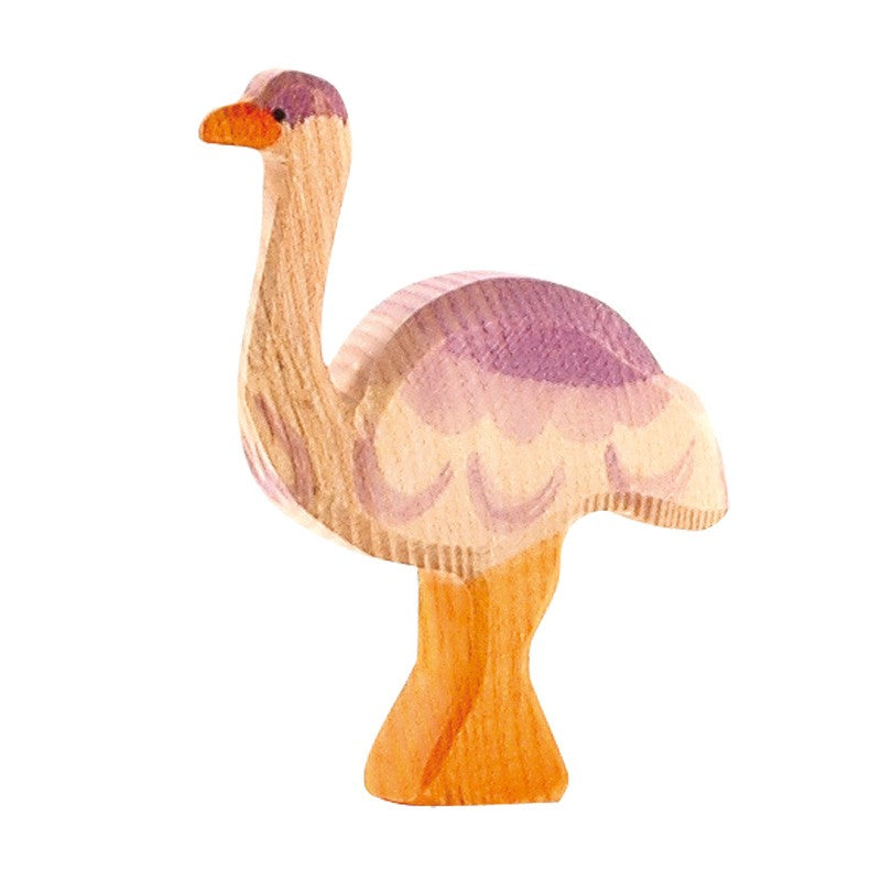 Vogel Strauß Spielfigur aus Holz von Ostheimer