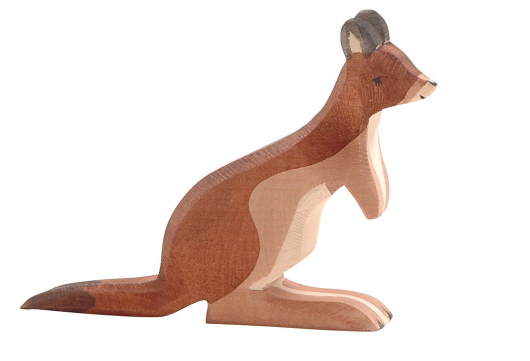 Känguru Vater Holzspielfigur von Ostheimer