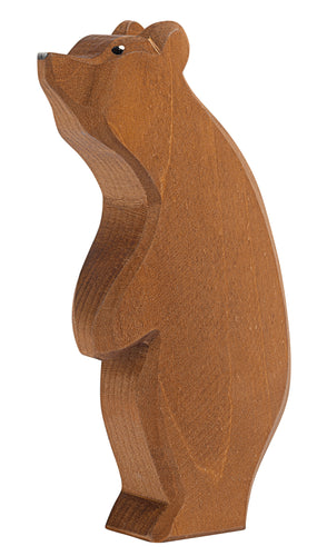 Bär groß stehend Kopf hoch Holzspielfigur von Ostheimer