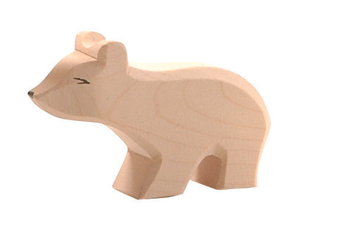 Eisbär klein Hals lang Holzspielfigur von Ostheimer