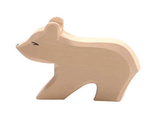 Eisbär klein Hals kurz Holzspielfigur von Ostheimer