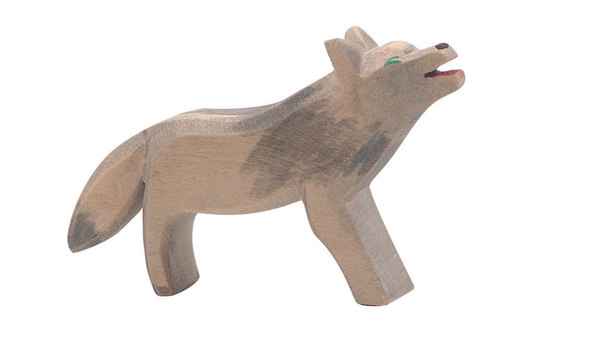 Wolf Spielfigur aus Holz von Ostheimer