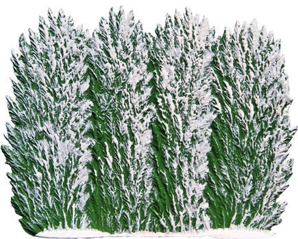 Hecke im Winter Zinnfigur von Wilhelm Schweizer