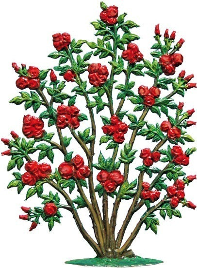 Rosenbusch Zinnfigur von Wilhelm Schweizer