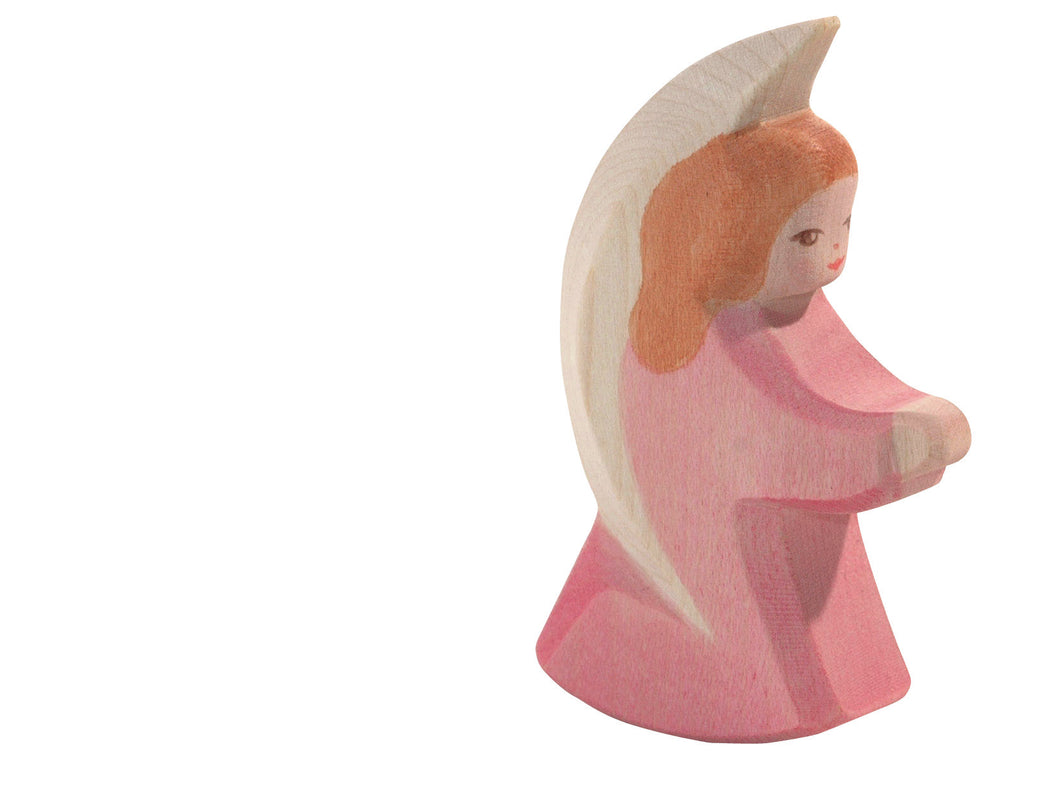 Engelchen rosa Spielfigur aus Holz von Ostheimer
