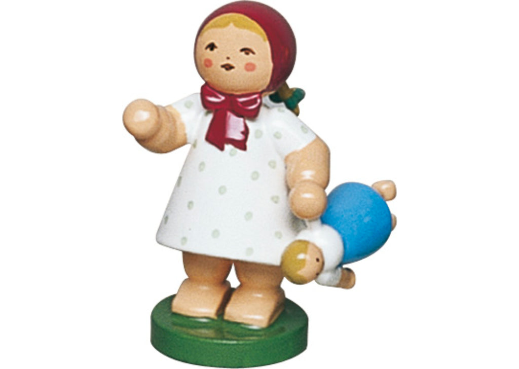 Mädchen mit Puppe von Wendt & Kühn