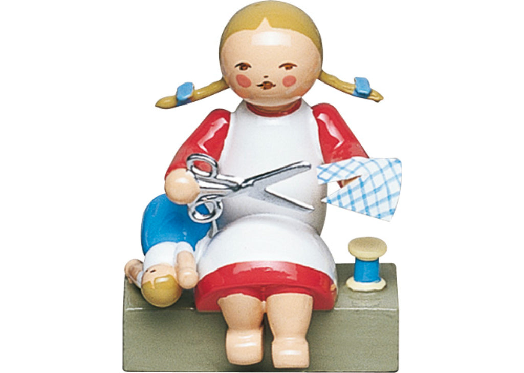 Mädchen mit Schere von Wendt & Kühn
