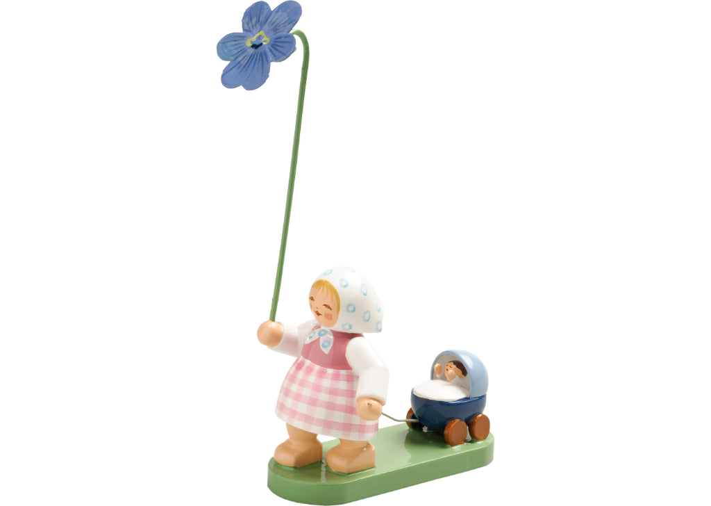 Mädchen mit Veilchen von Wendt & Kühn