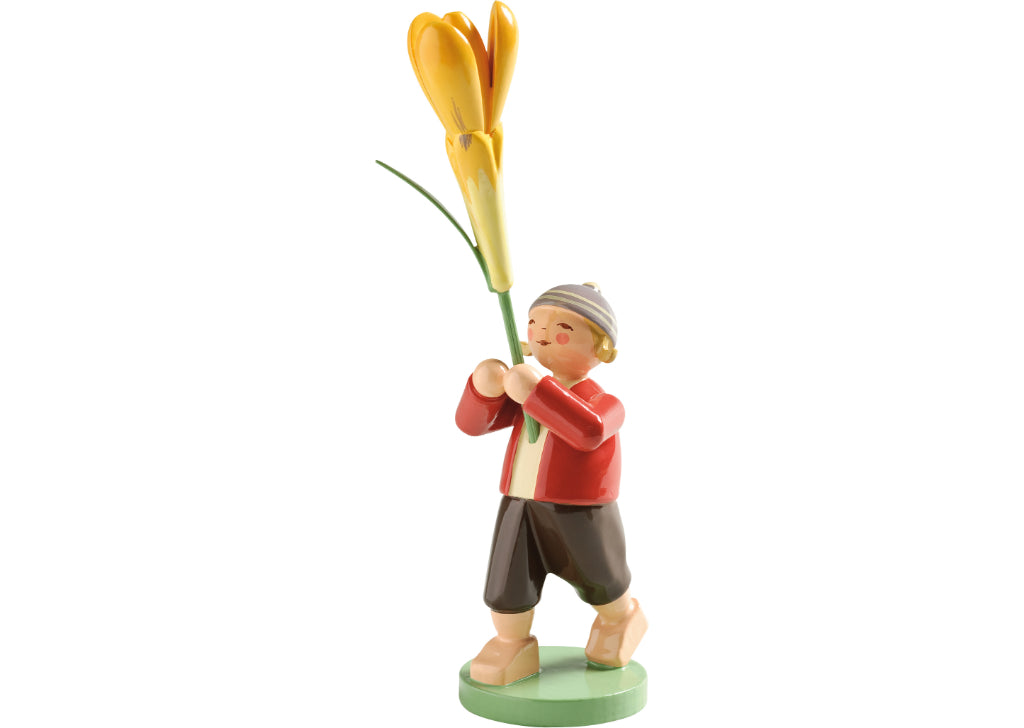 Junge mit Krokus von Wendt & Kühn