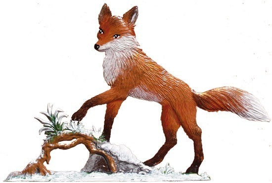 Fuchs Papa /Winter Zinnfigur von Wilhelm Schweizer
