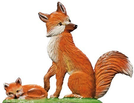 Fuchs Dame Zinnfigur von Wilhelm Schweizer
