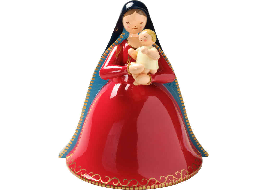 Madonna mit Christkind, einfach bemalt von Wendt & Kühn