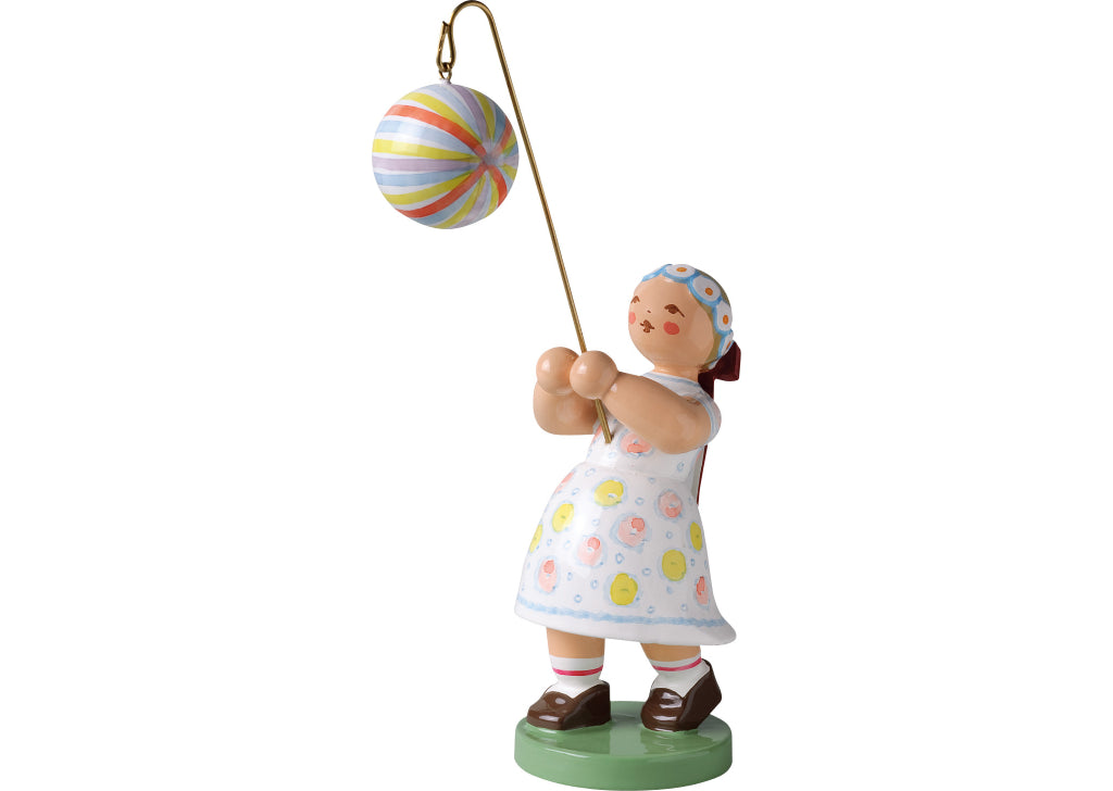 Mädchen mit Kugellampion, gestreift von Wendt & Kühn
