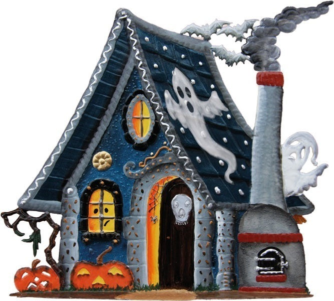 Halloween Geisterhaus Zinnfigur von Wilhelm Schweizer