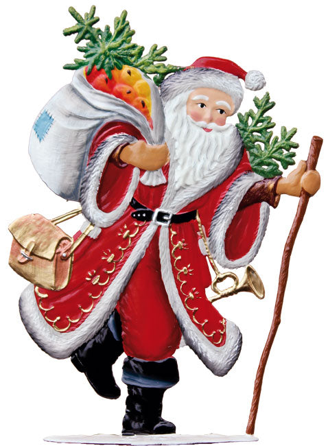 Nikolaus mit Sack am Weihnachtsbaum Zinnfigur von Wilhelm Schweizer