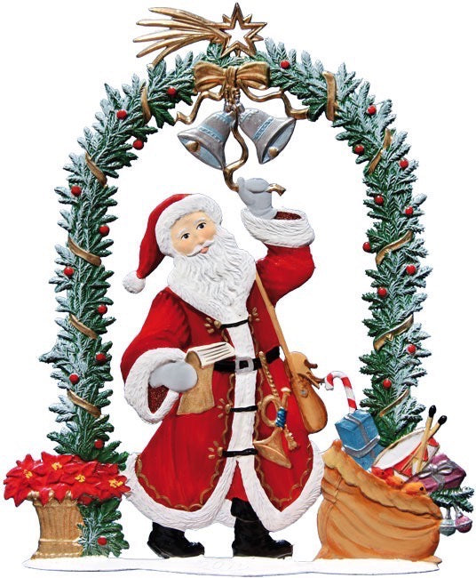 Nikolaus 2015 am Weihnachtstor Zinnfigur von Wilhelm Schweizer