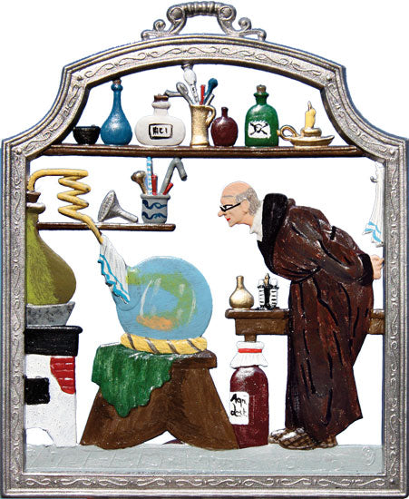 Chemiker Zinnfigur von Wilhelm Schweizer