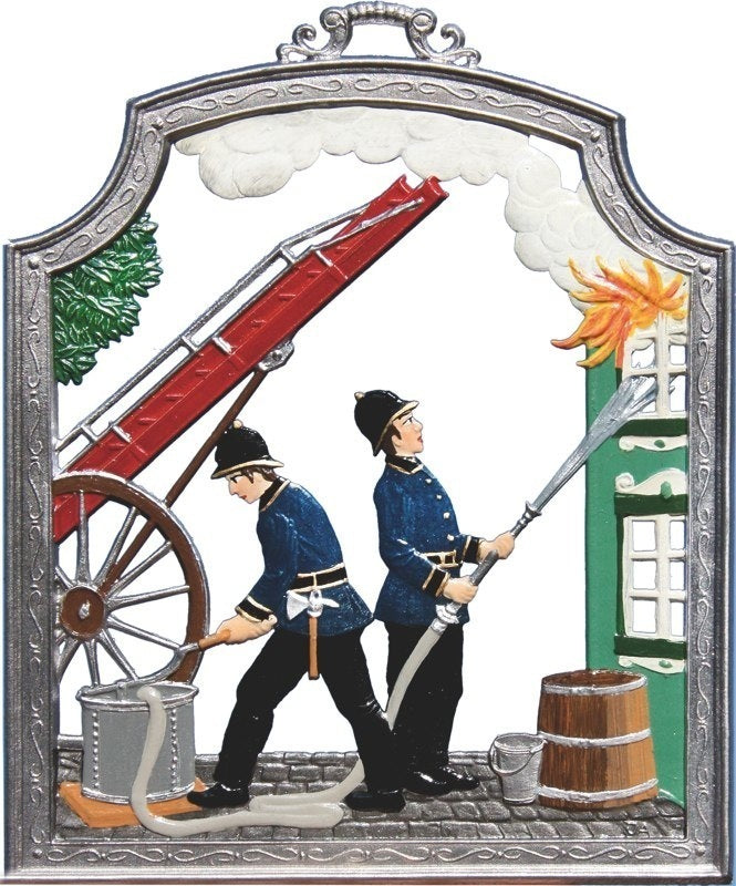 Feuerwehr Zinnfigur von Wilhelm Schweizer