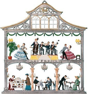 Cafe Zinnfigur von Wilhelm Schweizer