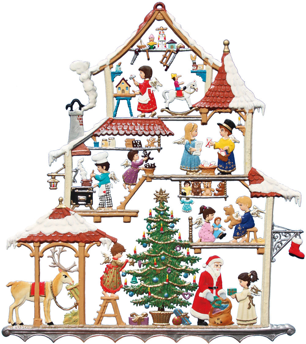 Weihnachtshaus Zinnfigur von Wilhelm Schweizer