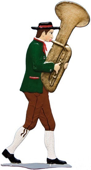 Tuba Zinnfigur von Wilhelm Schweizer